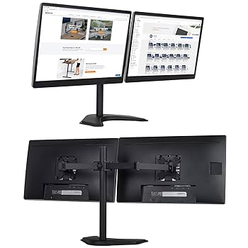 モバイルモニター2台とスタンド2台 モバイルモニタースタンド（据え置き・17.3インチ・16インチ